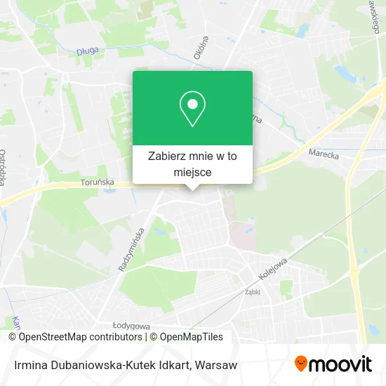Mapa Irmina Dubaniowska-Kutek Idkart