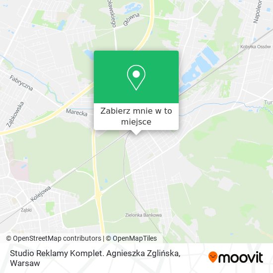 Mapa Studio Reklamy Komplet. Agnieszka Zglińska