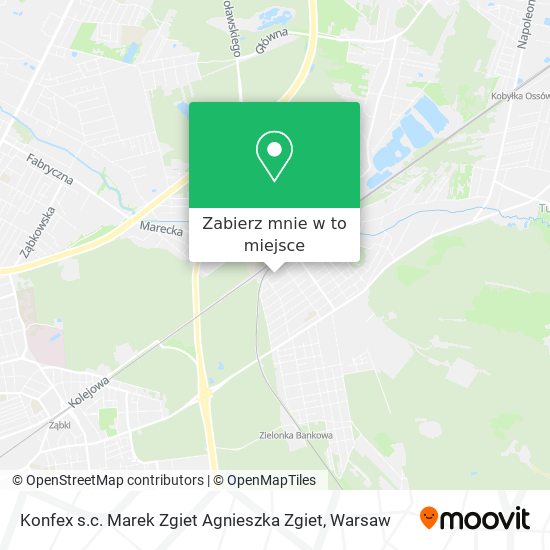 Mapa Konfex s.c. Marek Zgiet Agnieszka Zgiet