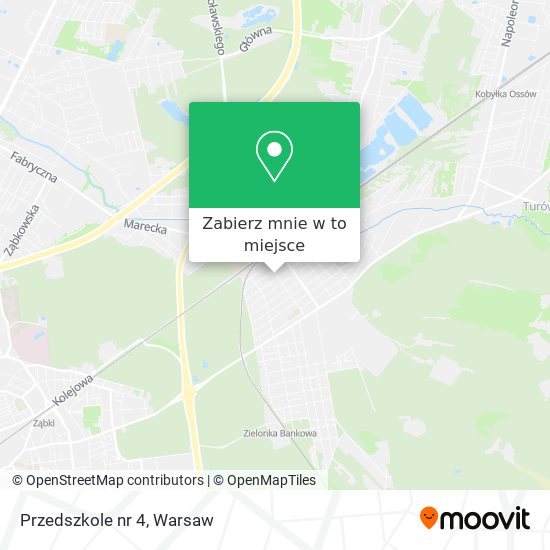 Mapa Przedszkole nr 4