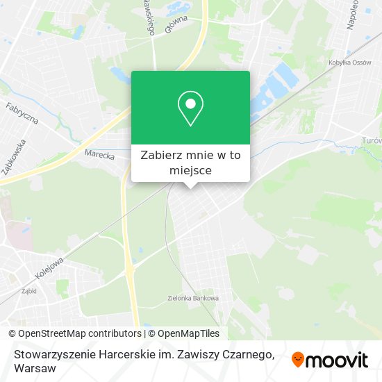 Mapa Stowarzyszenie Harcerskie im. Zawiszy Czarnego