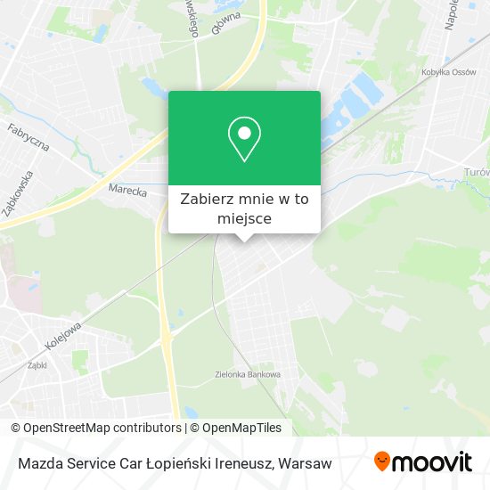 Mapa Mazda Service Car Łopieński Ireneusz