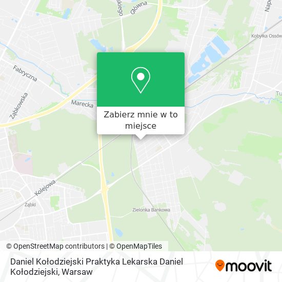 Mapa Daniel Kołodziejski Praktyka Lekarska Daniel Kołodziejski