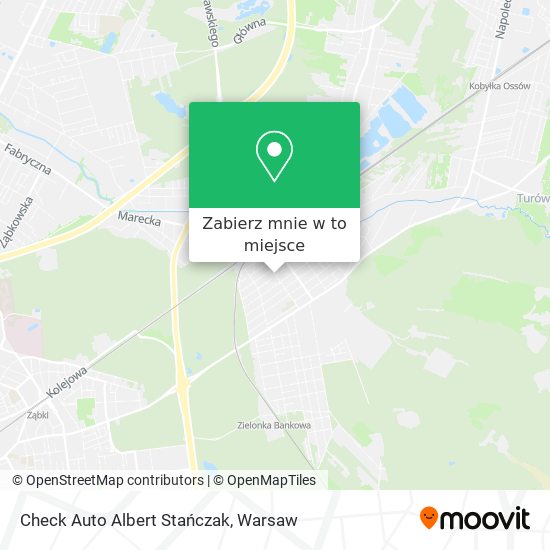 Mapa Check Auto Albert Stańczak