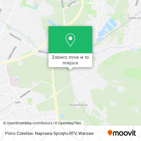 Mapa Pióro Czesław. Naprawa Sprzętu RTV