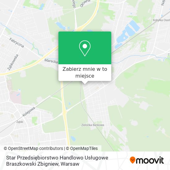 Mapa Star Przedsiębiorstwo Handlowo Usługowe Braszkowski Zbigniew