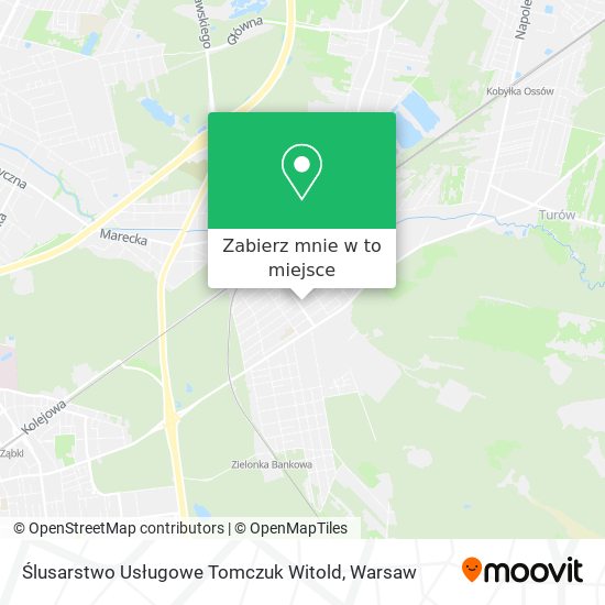 Mapa Ślusarstwo Usługowe Tomczuk Witold