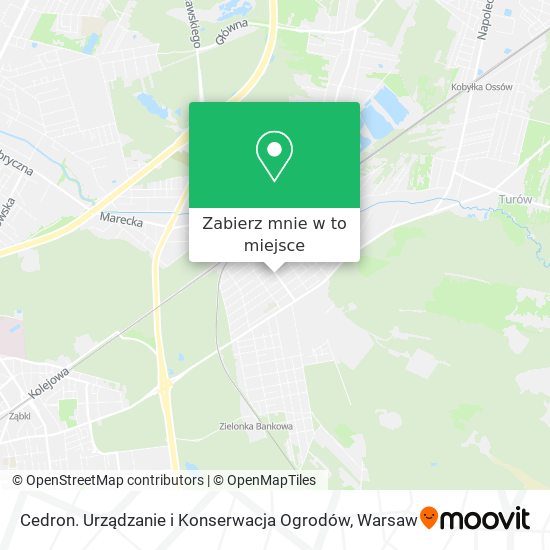 Mapa Cedron. Urządzanie i Konserwacja Ogrodów