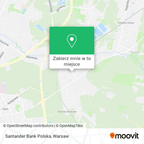 Mapa Santander Bank Polska