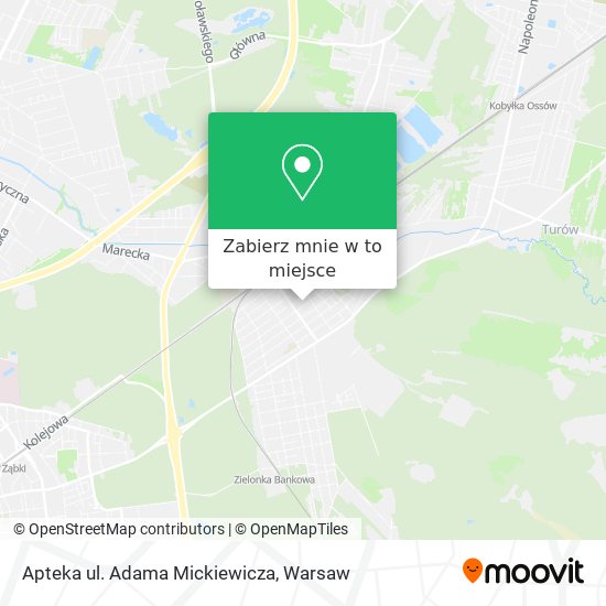 Mapa Apteka ul. Adama Mickiewicza