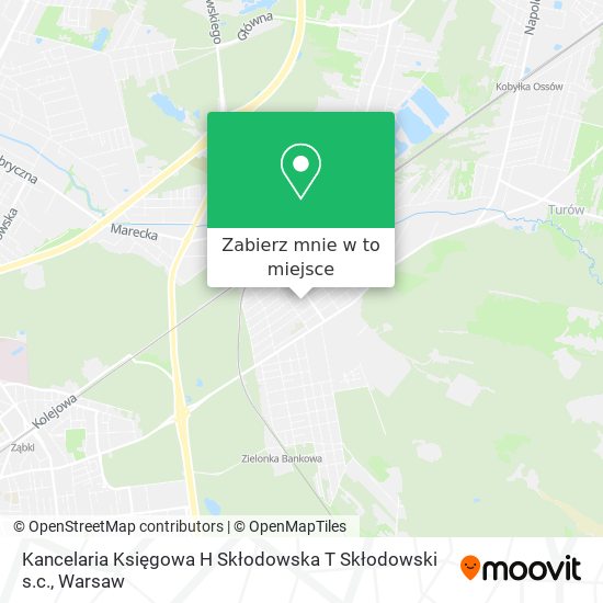 Mapa Kancelaria Księgowa H Skłodowska T Skłodowski s.c.