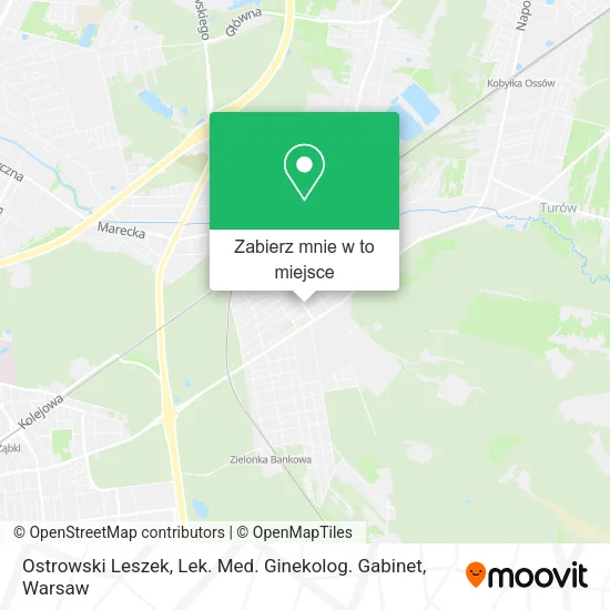 Mapa Ostrowski Leszek, Lek. Med. Ginekolog. Gabinet