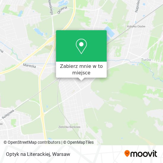 Mapa Optyk na Literackiej