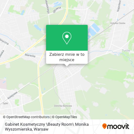 Mapa Gabinet Kosmetyczny \Beauty Room\ Monika Wyszomierska