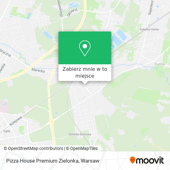 Mapa Pizza House Premium Zielonka