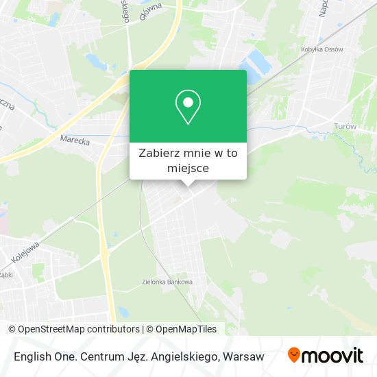 Mapa English One. Centrum Jęz. Angielskiego