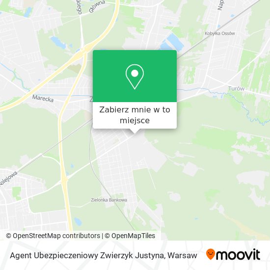 Mapa Agent Ubezpieczeniowy Zwierzyk Justyna