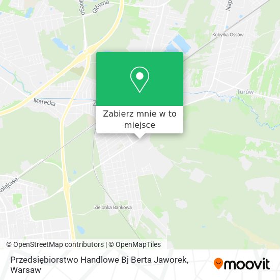 Mapa Przedsiębiorstwo Handlowe Bj Berta Jaworek