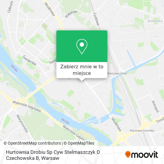 Mapa Hurtownia Drobiu Sp Cyw Stelmaszczyk D Czechowska B