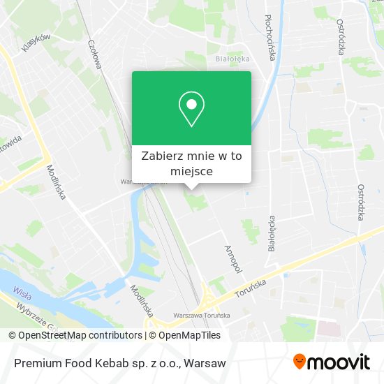 Mapa Premium Food Kebab sp. z o.o.