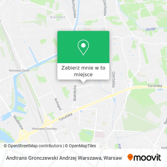 Mapa Andtrans Gronczewski Andrzej Warszawa