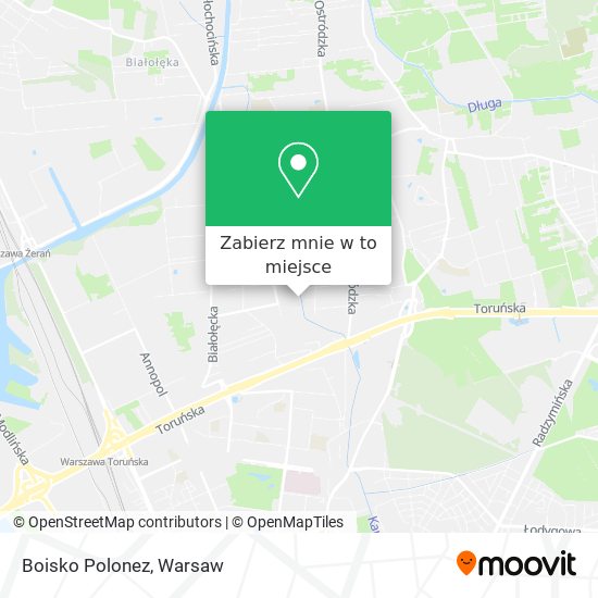 Mapa Boisko Polonez