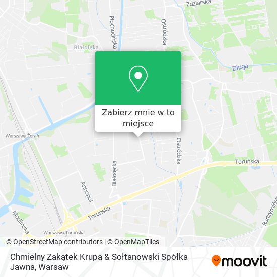 Mapa Chmielny Zakątek Krupa & Sołtanowski Spółka Jawna