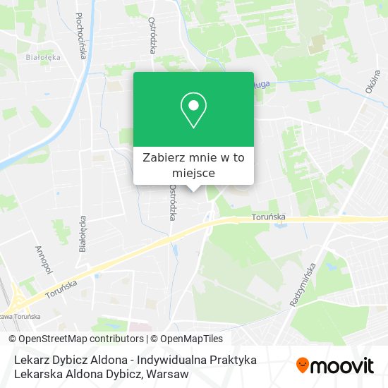 Mapa Lekarz Dybicz Aldona - Indywidualna Praktyka Lekarska Aldona Dybicz