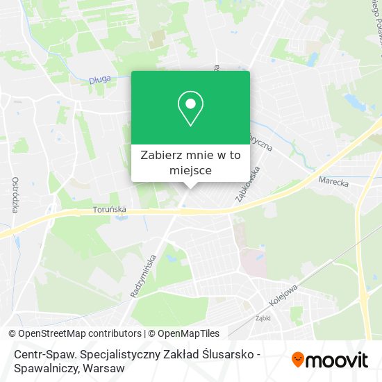 Mapa Centr-Spaw. Specjalistyczny Zakład Ślusarsko - Spawalniczy