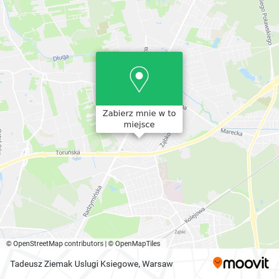 Mapa Tadeusz Ziemak Uslugi Ksiegowe