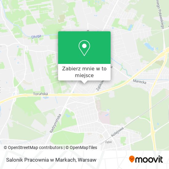 Mapa Salonik Pracownia w Markach