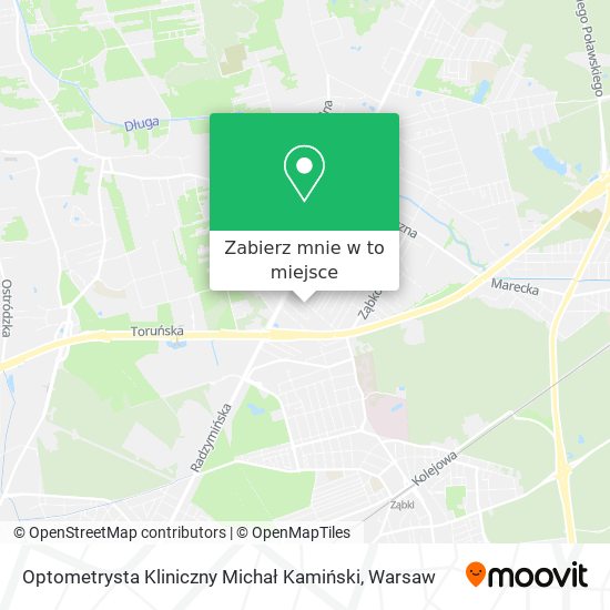 Mapa Optometrysta Kliniczny Michał Kamiński