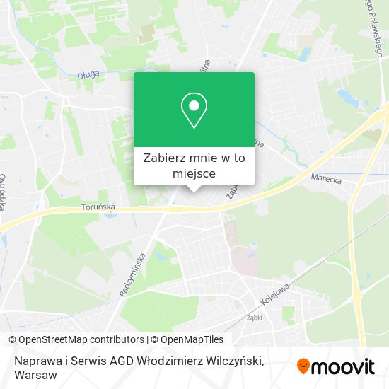 Mapa Naprawa i Serwis AGD Włodzimierz Wilczyński