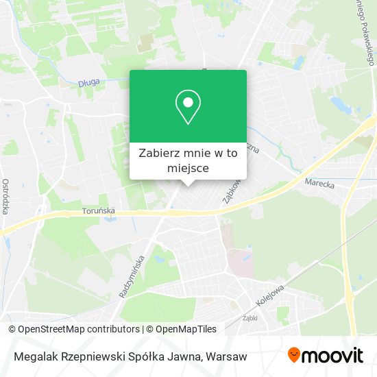 Mapa Megalak Rzepniewski Spółka Jawna