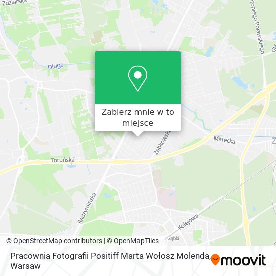 Mapa Pracownia Fotografii Positiff Marta Wołosz Molenda