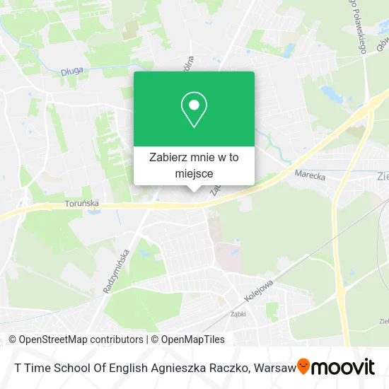 Mapa T Time School Of English Agnieszka Raczko