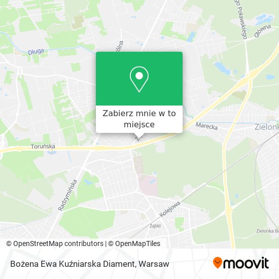 Mapa Bożena Ewa Kuźniarska Diament