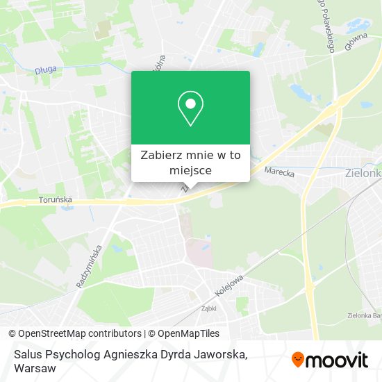 Mapa Salus Psycholog Agnieszka Dyrda Jaworska