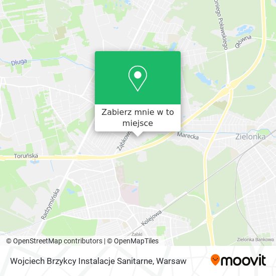 Mapa Wojciech Brzykcy Instalacje Sanitarne