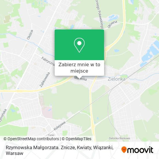 Mapa Rzymowska Małgorzata. Znicze, Kwiaty, Wiązanki