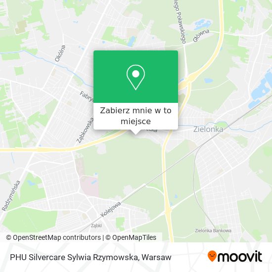 Mapa PHU Silvercare Sylwia Rzymowska