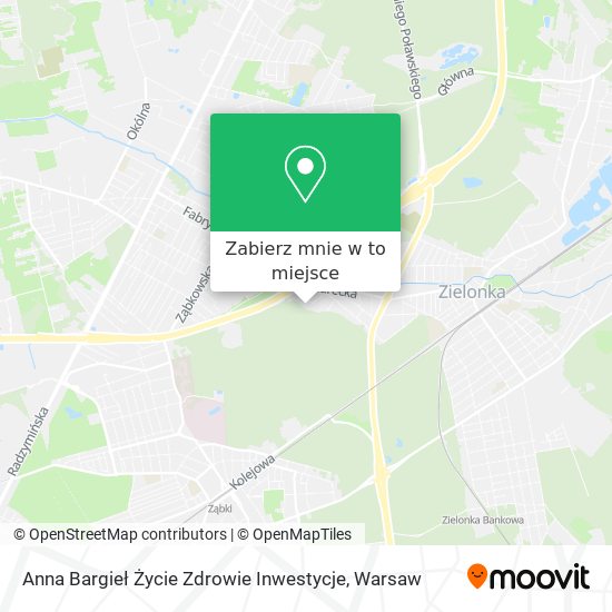 Mapa Anna Bargieł Życie Zdrowie Inwestycje