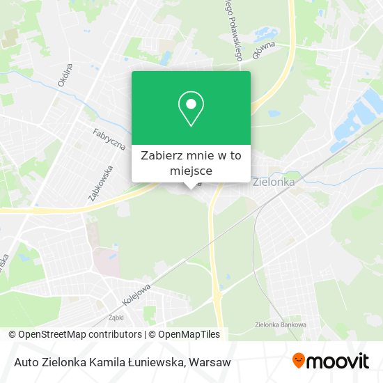 Mapa Auto Zielonka Kamila Łuniewska