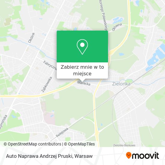 Mapa Auto Naprawa Andrzej Pruski