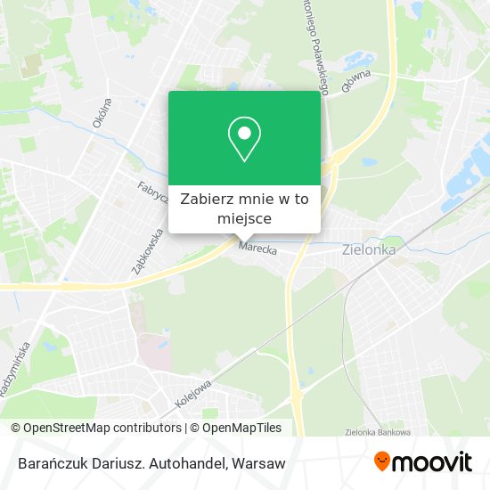 Mapa Barańczuk Dariusz. Autohandel