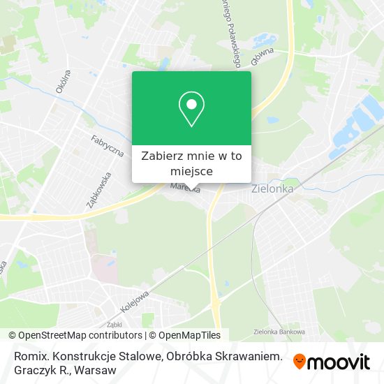 Mapa Romix. Konstrukcje Stalowe, Obróbka Skrawaniem. Graczyk R.