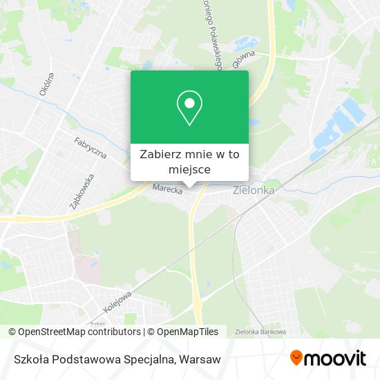 Mapa Szkoła Podstawowa Specjalna