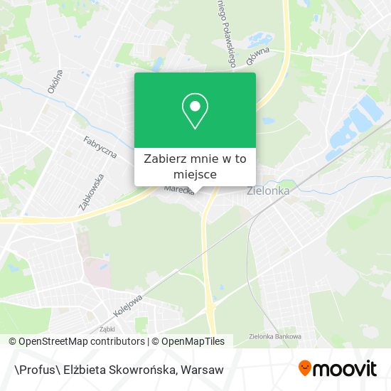 Mapa \Profus\ Elżbieta Skowrońska