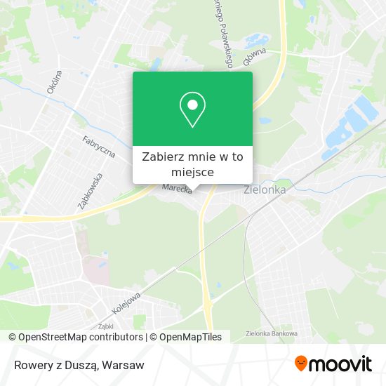 Mapa Rowery z Duszą