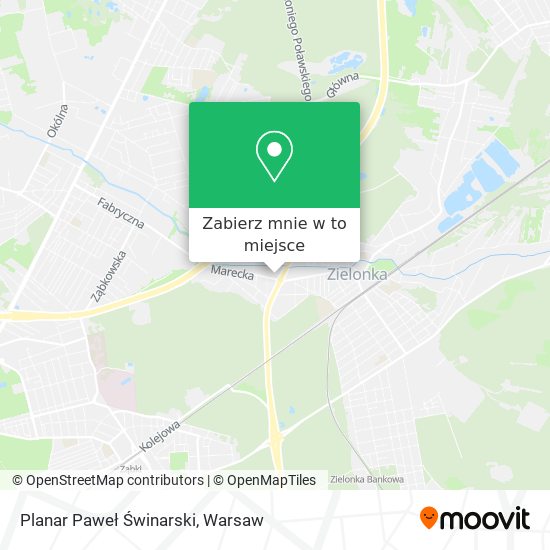 Mapa Planar Paweł Świnarski